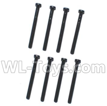 Subotch BG1515 Parts-95-18 WLS049 Mechanical screw (2.5X26PM)-8pcs,Subotech BG1515 RC Car Spare parts Accessories,1:12 4WD BG1515 RC Racing Car parts,High Speed Drifting Buggy Parts