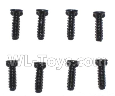 Subotch BG1515 Parts-95-19 WLS050 Flat head screws(2.3X8PB)-8pcs,Subotech BG1515 RC Car Spare parts Accessories,1:12 4WD BG1515 RC Racing Car parts,High Speed Drifting Buggy Parts