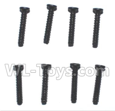 Subotch BG1515 Parts-95-20 WLS051 Flat head screws(2X14PB)-8pcs,Subotech BG1515 RC Car Spare parts Accessories,1:12 4WD BG1515 RC Racing Car parts,High Speed Drifting Buggy Parts