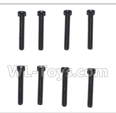 Subotch BG1515 Parts-95-23 WLS054 Mechanical screw (2.5X16PM)-8pcs,Subotech BG1515 RC Car Spare parts Accessories,1:12 4WD BG1515 RC Racing Car parts,High Speed Drifting Buggy Parts