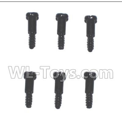 Subotch BG1515 Parts-95-26 WLS057 Step screws (3.6X13)-6pcs,Subotech BG1515 RC Car Spare parts Accessories,1:12 4WD BG1515 RC Racing Car parts,High Speed Drifting Buggy Parts