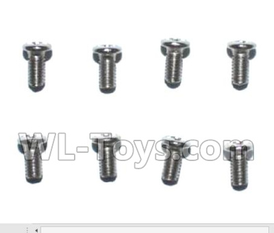Subotch BG1515 Parts-95-27 WLS058 Mechanical screw (2.5X5PM)-8pcs,Subotech BG1515 RC Car Spare parts Accessories,1:12 4WD BG1515 RC Racing Car parts,High Speed Drifting Buggy Parts