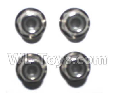 Subotch BG1515 Parts-96-01 WLS001 M4 Flange Damping Locknut(4pcs),Subotech BG1515 RC Car Spare parts Accessories,1:12 4WD BG1515 RC Racing Car parts,High Speed Drifting Buggy Parts