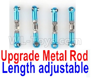 Subotech BG1520 Upgrade Metal Rod(Length adjustable)-4pcs-Blue323 Upgrade Metal Rod(Length adjustable)-9pcs-Blue