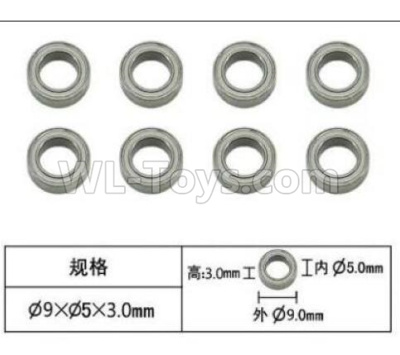 Subotech BG1520 Bearing,Ball bearing(5X9X3mm)-8pcs-WZC002