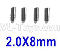 Subotech BG1520 optical axis(4pcs)-2X8mm-WTZ034