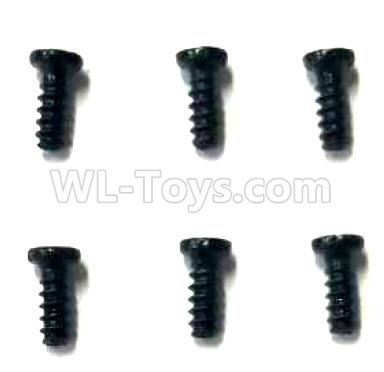Subotech BG1520 screws-2.3X13.5 half-tooth screws(6pcs)-WLS031