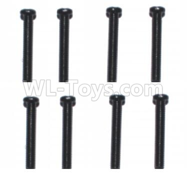 Subotech BG1520 screws-2.5X18PM machine screws(8pcs)-WLS045