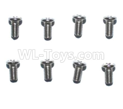 Subotech BG1520 screws-2.5X8PM machine screws(8pcs)-WLS058