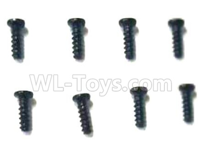 Subotech BG1520 screws-2.0X6PM flat head screws(8pcs)-WLS062
