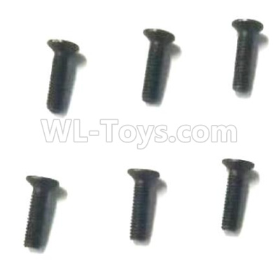 Subotech BG1520 screws-2.5x10 machine screws(6pcs)-WLS063