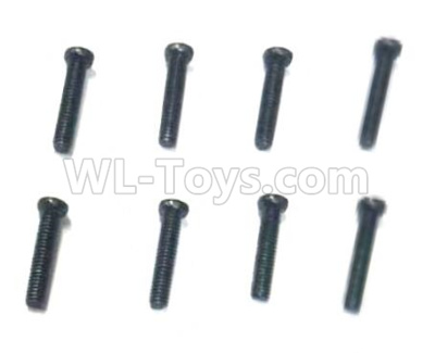 Subotech BG1520 screws-2.5X12PM machine screws(8pcs)-WLS064