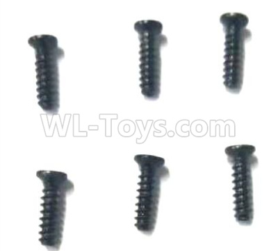 Subotech BG1520 screws-2.5X10KM countersunk head screws(6pcs)-WLS067