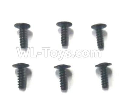 Subotech BG1520 screws-2.3X8X6PWB meson screw(6pcs)-WLS068