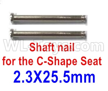 Subotech BG1521 Parts-Shaft nail for the C-Shape Seat(2pcs)-WTD003