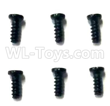 Subotech BG1521 Parts-2.3X13.5 half-tooth screws(6pcs)-WLS031