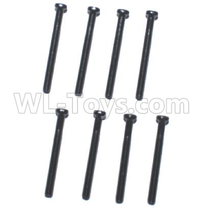 Subotech BG1521 Parts-2.5X24PM machine screws (8pcs)-WLS044