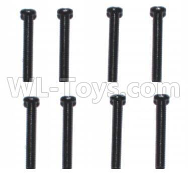 Subotech BG1521 Parts-2.5X18PM machine screws(8pcs)-WLS045