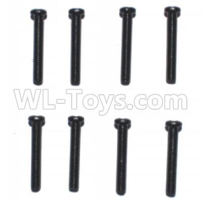 Subotech BG1521 Parts-2.5X16PM machine screws(8pcs)-WLS054