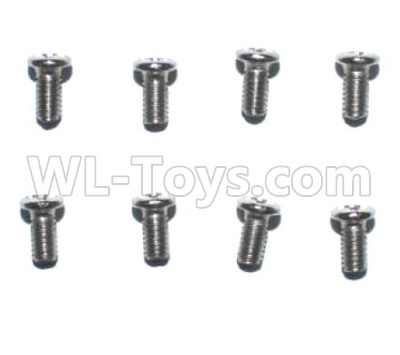 Subotech BG1521 Parts-2.5X8PM machine screws(8pcs)-WLS058