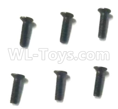 Subotech BG1521 Parts-2.5x10 machine screws(6pcs)-WLS063