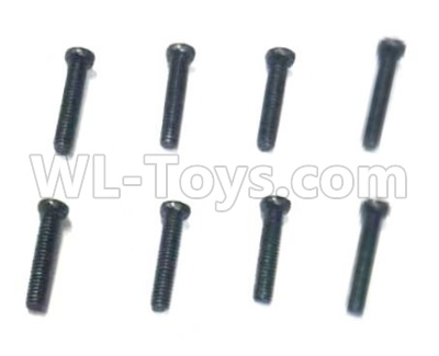 Subotech BG1521 Parts-2.5X12PM machine screws(8pcs)-WLS064