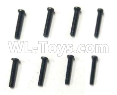 Subotech BG1521 Parts-2.5X14KM machine screws(8pcs)-WLS065