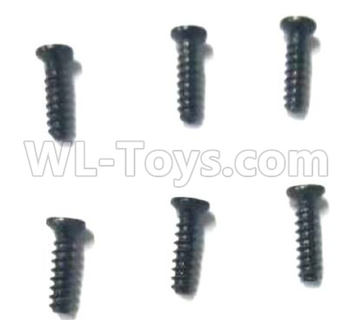 Subotech BG1521 Parts-2.5X10KM countersunk head screws(6pcs)-WLS067