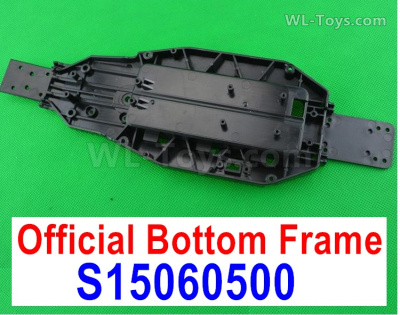 Subotech BG1525 Chassis, Bottom frame for the BG1525 Car. S15060500. Plastic material.