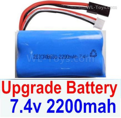 Subotech BG1525 Upgrade Battery Packs, 2S 7.4V 2200mah Lipo Battery. Total 1pcs. DZDC01. Run More time and more power.