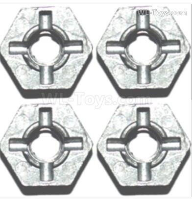Subotech BG1525 Hexagonal round seat For the Wheels and Tires. H15061303. Total 4pcs.