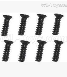 Subotech BG1525 Flat Head M2.6X10KB. WLS010. Total 8pcs.