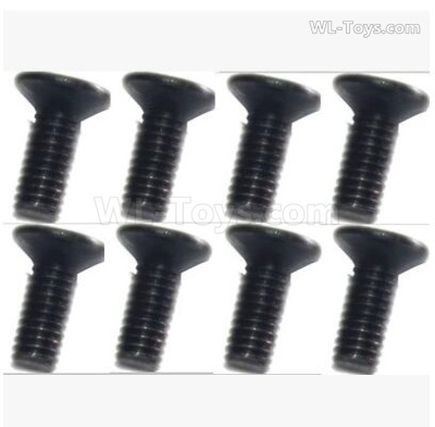 Subotech BG1525 Countersunk head screws.WLS020. The size is M2.5X7. Total 8pcs.