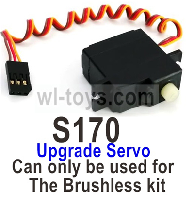 UDI RC Breaker 1601 Upgrade Servo-S170. It can only be used for the Upgrade Brushless kit. UDIRC Breaker 1601 Parts, UDI RC UD1601 1/16 Car Parts.