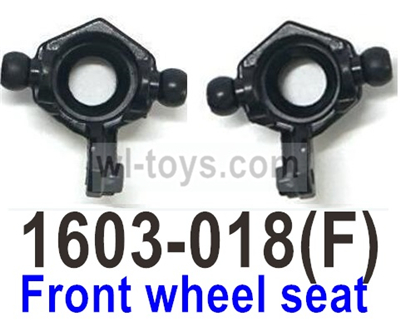 UDI RC Breaker 1601 Front wheel seat assembly-1601-018(F)-2pcs. UDIRC Breaker 1601 Parts, UDI RC UD1601 1/16 Car Parts.