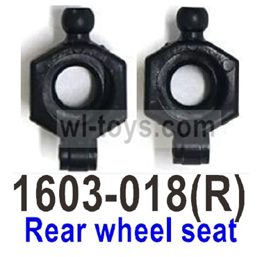 UDI RC Breaker 1601 Rear wheel seat assembly-1601-018(R)-2pcs. UDIRC Breaker 1601 Parts, UDI RC UD1601 1/16 Car Parts.