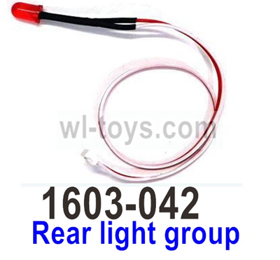 UDI RC Breaker 1601 Rear light group-1601-042. UDIRC Breaker 1601 Parts, UDI RC UD1601 1/16 Car Parts.