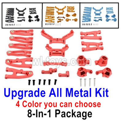 UDI RC Breaker 1601 Upgrade All Metalkit.8-In-1 Package.Total 4 Color you can choose.UDIRC Breaker 1601 Parts, UD1601 1/16 Car Parts.