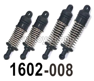 UDI RC 1602 Panther Shock Absorber Damper.1602-009-Total 4 Set. UDI RC 1602 Panther Parts, UDIRC UD1602 1/16 Car Parts.