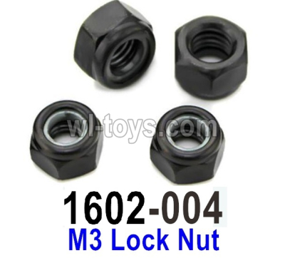 UDI RC 1602 Panther M3 Lock Nut-1602-004-4 Set. UDI RC 1602 Panther Parts, UDIRC UD1602 1/16 Car Parts.