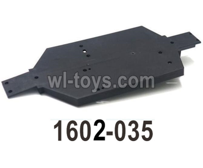 UDI RC 1602 Panther Chassis.The bottom frame-1602-035. UDI RC 1602 Panther Parts, UDIRC UD1602 1/16 Car Parts.