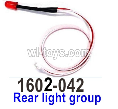 UDI RC 1602 Panther Rear light group-1602-042. UDI RC 1602 Panther Parts, UDIRC UD1602 1/16 Car Parts.