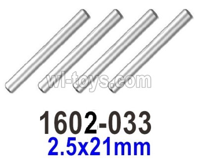 UDI RC 1602 Panther Optical axis-1602-033-2.5x21mm-4pcs. UDI RC 1602 Panther Parts, UDIRC UD1602 1/16 Car Parts.
