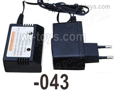 UDIRC 1603 Parts Upgrade charger and balance charger. It can directly charge on the socket, UDIRC 1/16 RC Rally Car Replacement Accesories.