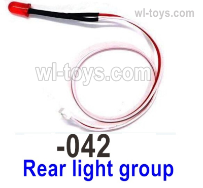 UDIRC 1603 Parts Rear light group.The kit number is 1601-042, UDIRC 1/16 RC Rally Car Replacement Accesories.