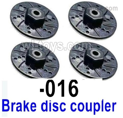 UDIRC 1604 Parts Brake disc coupler.The kit number is 1601-016.Total 4 Set, UDIRC 1/16 RC Rally Car Replacement Accesories.