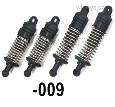 UDIRC 1604 Parts Shock Absorber Damper.1601-009.Total 4 Set, UDIRC 1/16 RC Rally Car Replacement Accesories.