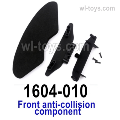 UDIRC 1604 Parts Front anti-collision component.The kit number is 1604-010, UDIRC 1/16 RC Rally Car Replacement Accesories.