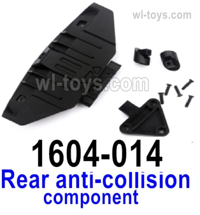 UDIRC 1604 Parts Rear anti-collision components.The kit number is 1604-014, UDIRC 1/16 RC Rally Car Replacement Accesories.