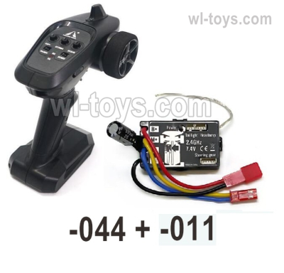 UDIRC 1607 Parts Transmitter and Receiver board.The kit number is 1601-011-044, UDIRC 1/16 RC Rally Car Replacement Accesories.